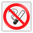 Знак P01 «Запрещается курить» (С/О пластик, 200х200 мм)